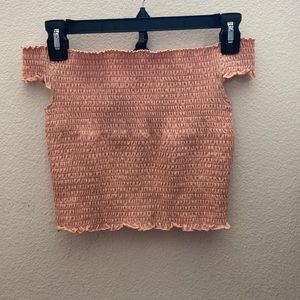 Forever 21 off the shoulder crop top